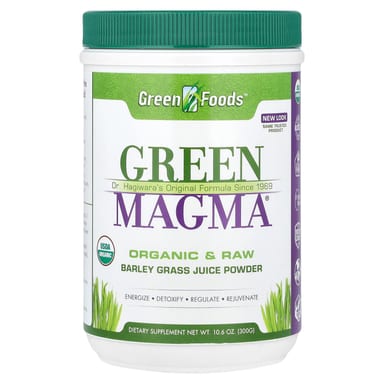 Порошок ячменной травы Green Foods Green Magma® Juice Powder, 300 г