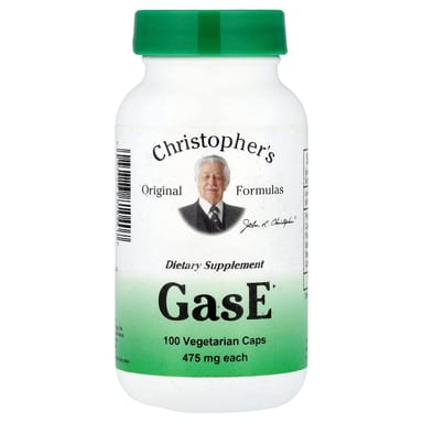 Газоотвод  Christopher's Original Formulas, 100 вегетарианских капсул