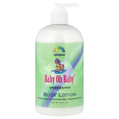 Детский лосьон для тела Rainbow Research Baby Oh Baby® Herbal Unscented, 473 мл