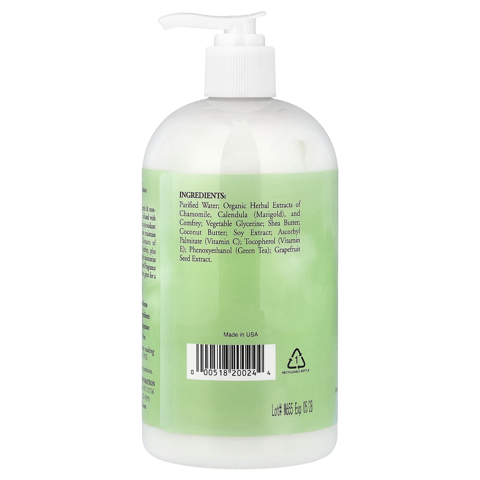 Детский лосьон для тела Rainbow Research Baby Oh Baby® Herbal Unscented, 473 мл — фото 2