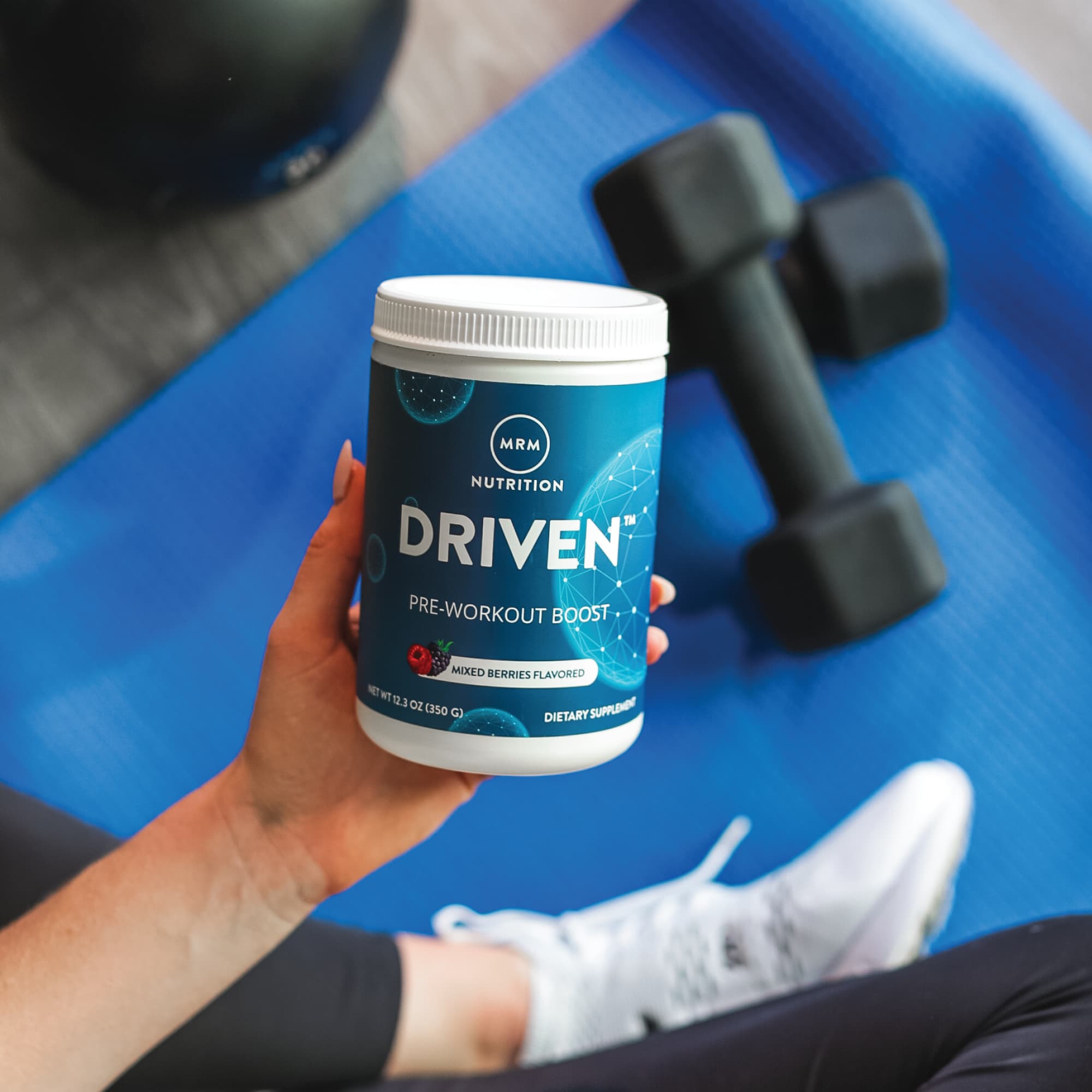 Предтренировочный комплекс MRM Nutrition DRIVEN™ Pre-Workout Boost Mixed Berries, 350 г — фото 4
