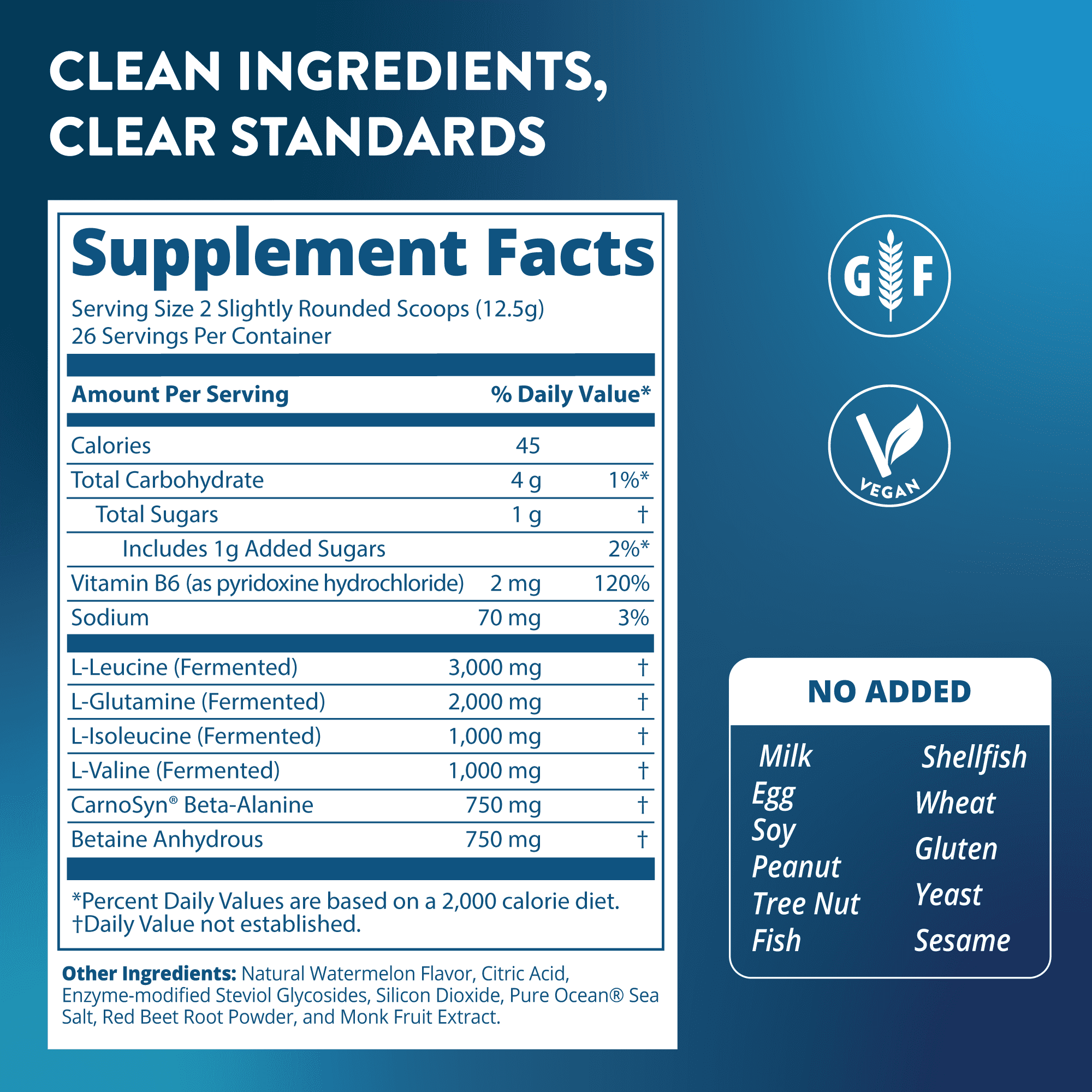 Восстановление после тренировки MRM Nutrition Reload BCAA+G™ Post-Workout Recovery, оттенок Watermelon, 330 г — фото 3