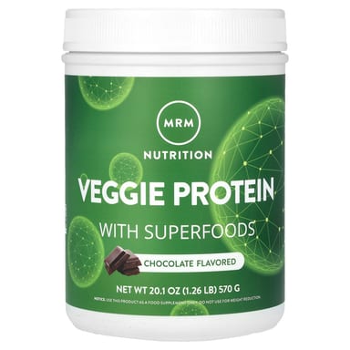 Шоколад MRM Nutrition Veggie Protein with Superfoods, 570 г, 1.26 lb