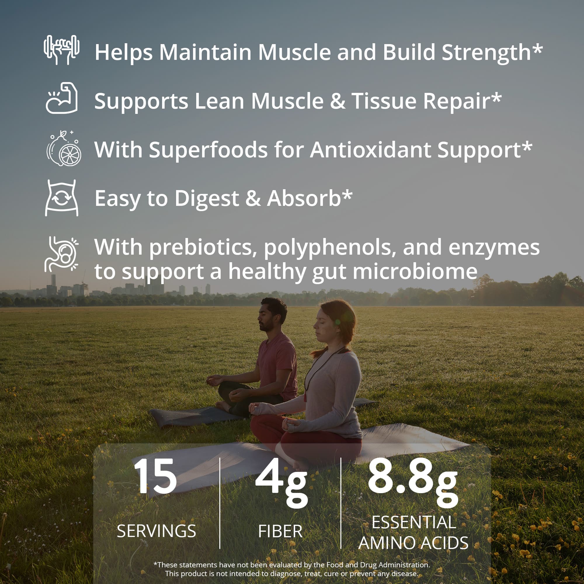 Протеин MRM Nutrition Veggie with Superfoods, вкус Vanilla, 570 г, 1.26 lb — фото 7