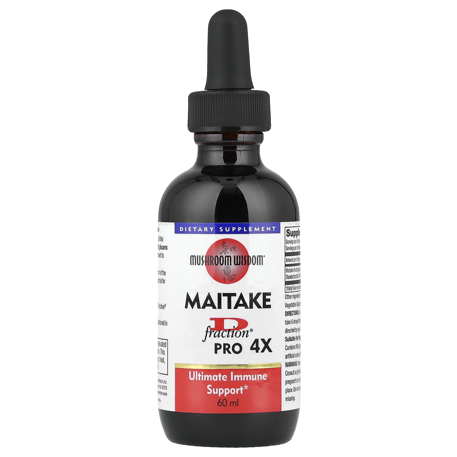 Майтаке Mushroom Wisdom D Fraction® Pro 4X 60 ml