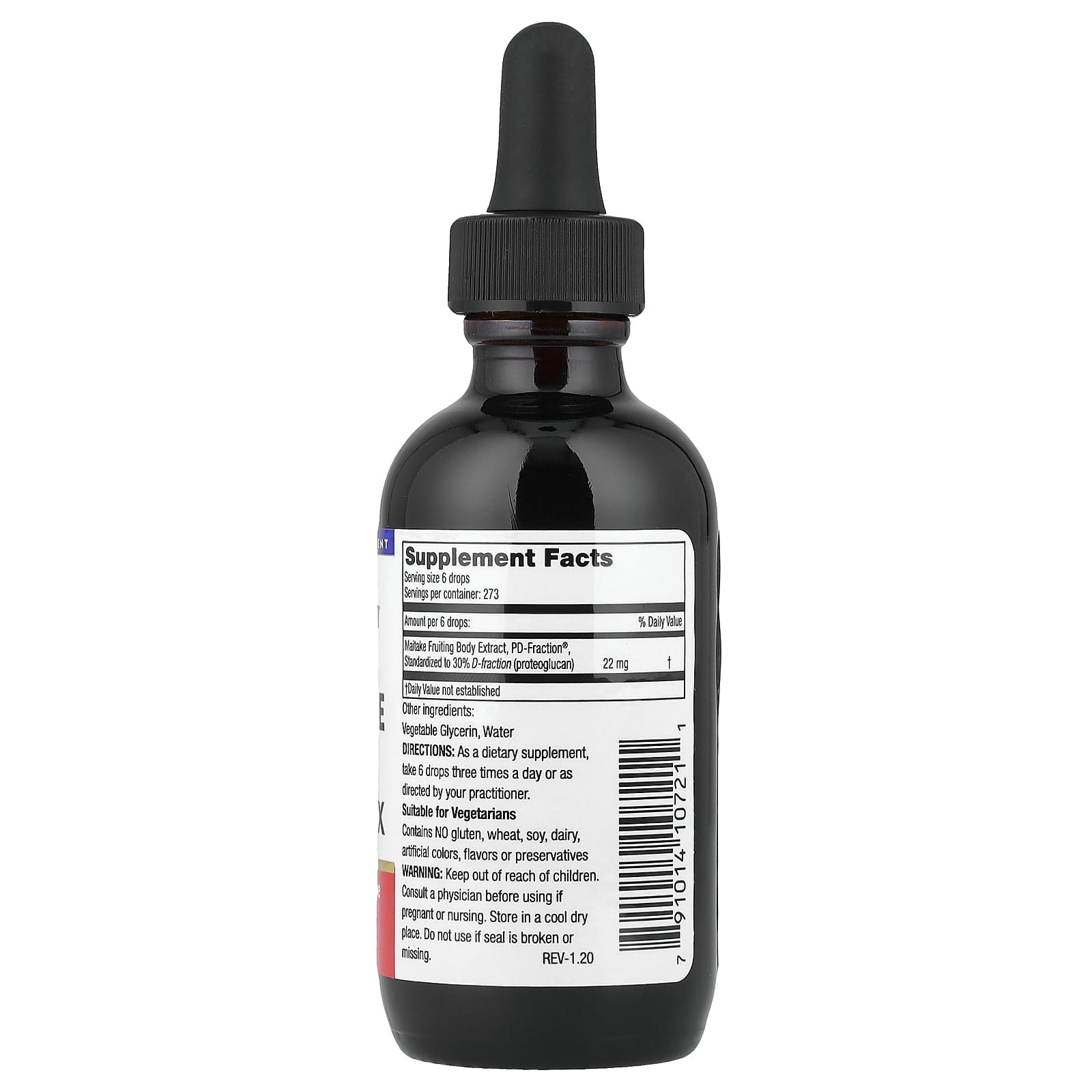 Майтаке Mushroom Wisdom D Fraction® Pro 4X 60 ml — фото 2