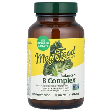 Комплекс витаминов B MegaFood Balanced, 60 таблеток