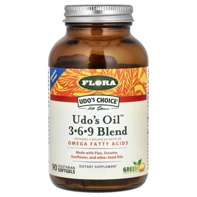 Масло Flora Udo's Choice, оттенок 6-9 Blend, 90 мягких капсул