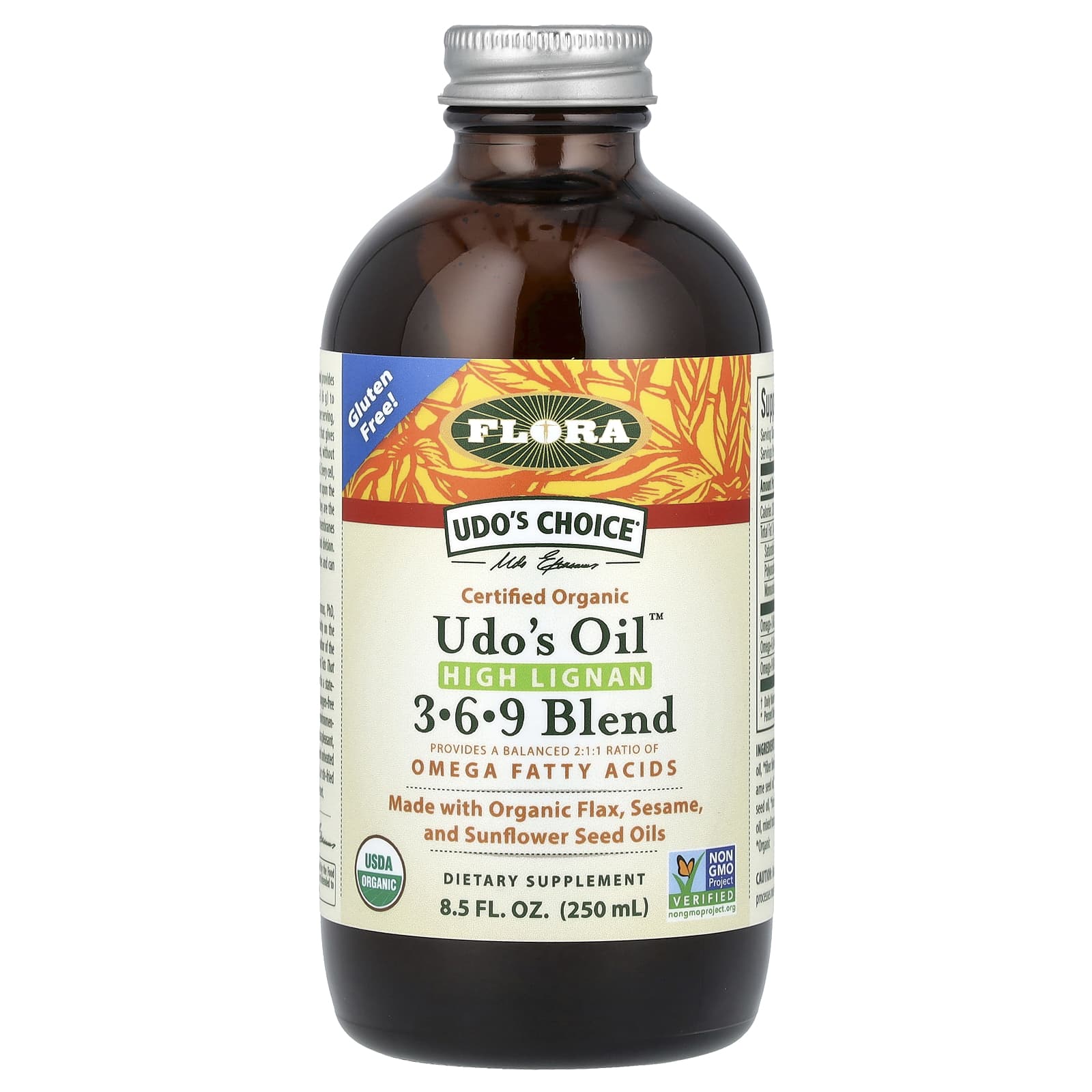 Масло Flora Udo's Choice High Lignan, оттенок 6-9 Blend, 250 мл
