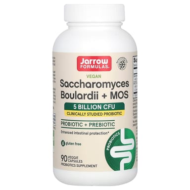 Saccharomyces Boulardii MOS Jarrow Formulas, 5 млрд КОЕ, 90 растительных капсул