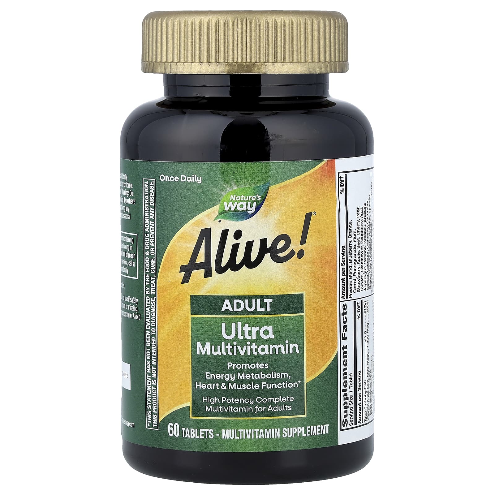 Мультивитамины Nature's Way Alive!® Adult Ultra, 60 таблеток — фото 2