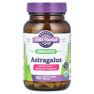Астрагал Oregon's Wild Harvest Organic, 375 мг, капсулы