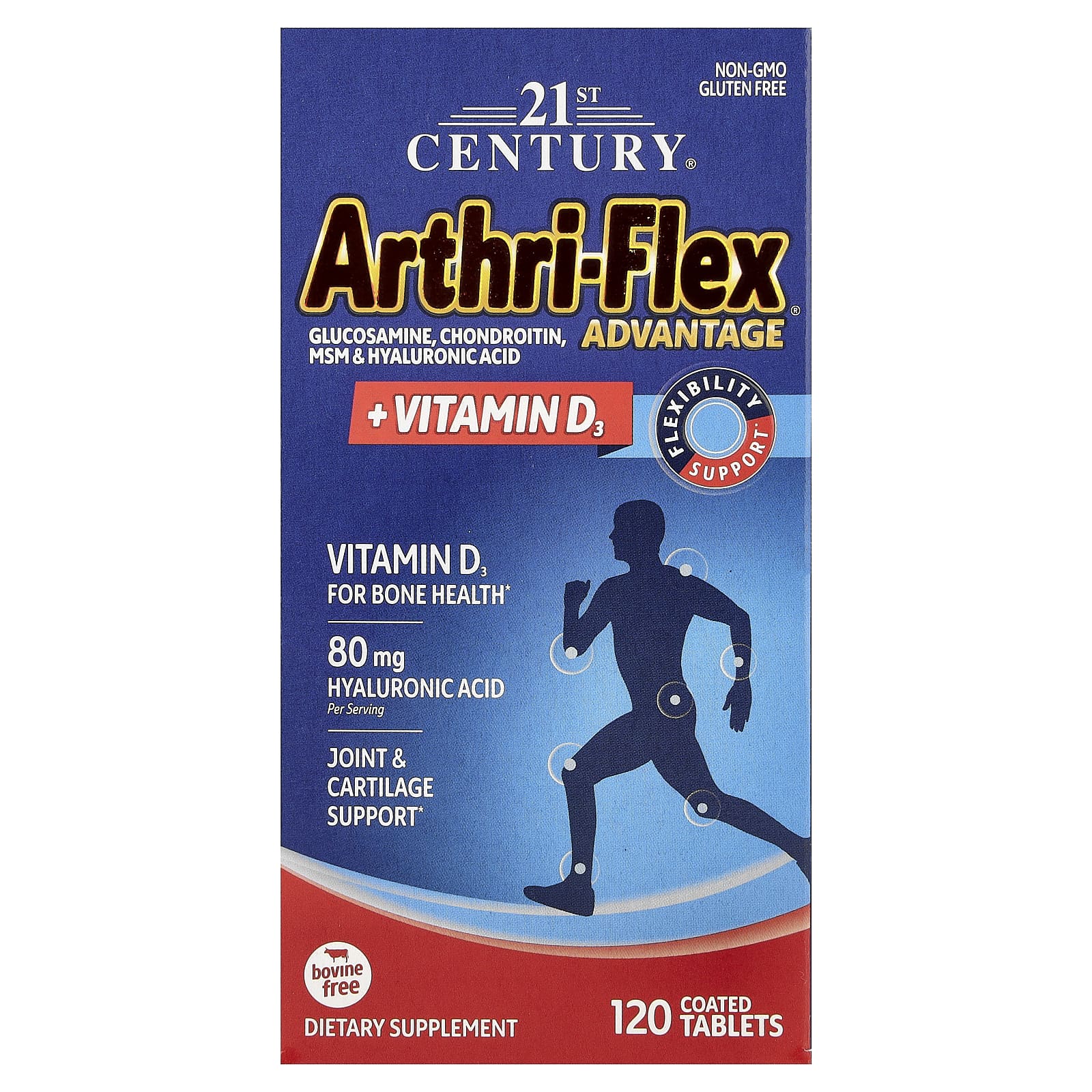 Витамин D3 21st Century Arthri-Flex Advantage® 120 Coated Tablets, таблетки — фото 7