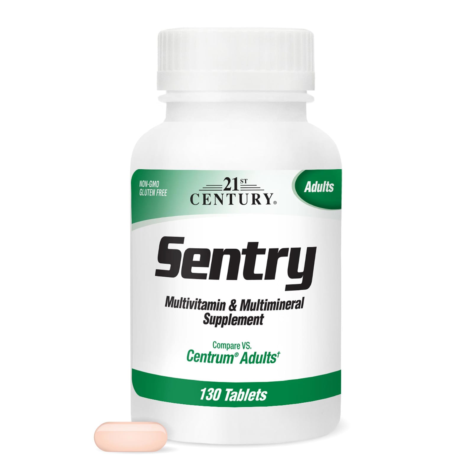 Мультивитамины 21st Century Sentry Adults & Multimineral Supplement, 130 таблеток — фото 3