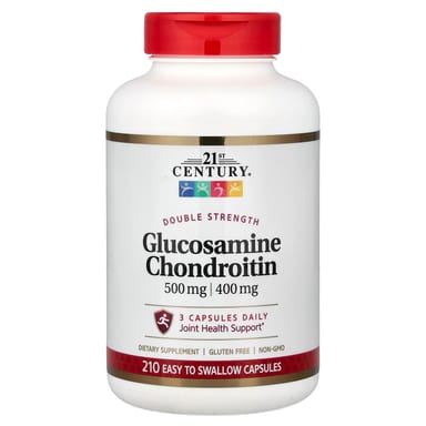 Хондроитин 21st Century Glucosamine 210 Easy to Swallow Capsules, капсулы