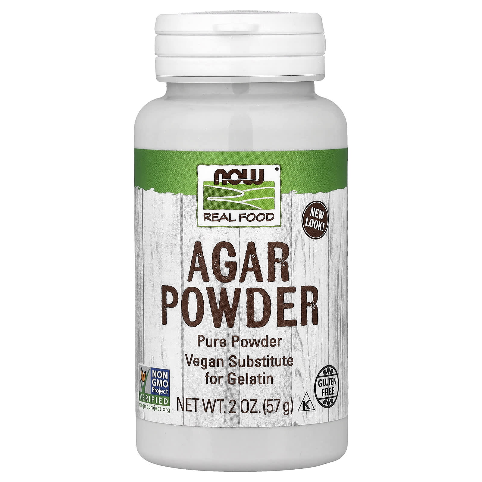 Агар-агар NOW Foods Agar Powder, 57 г, порошок