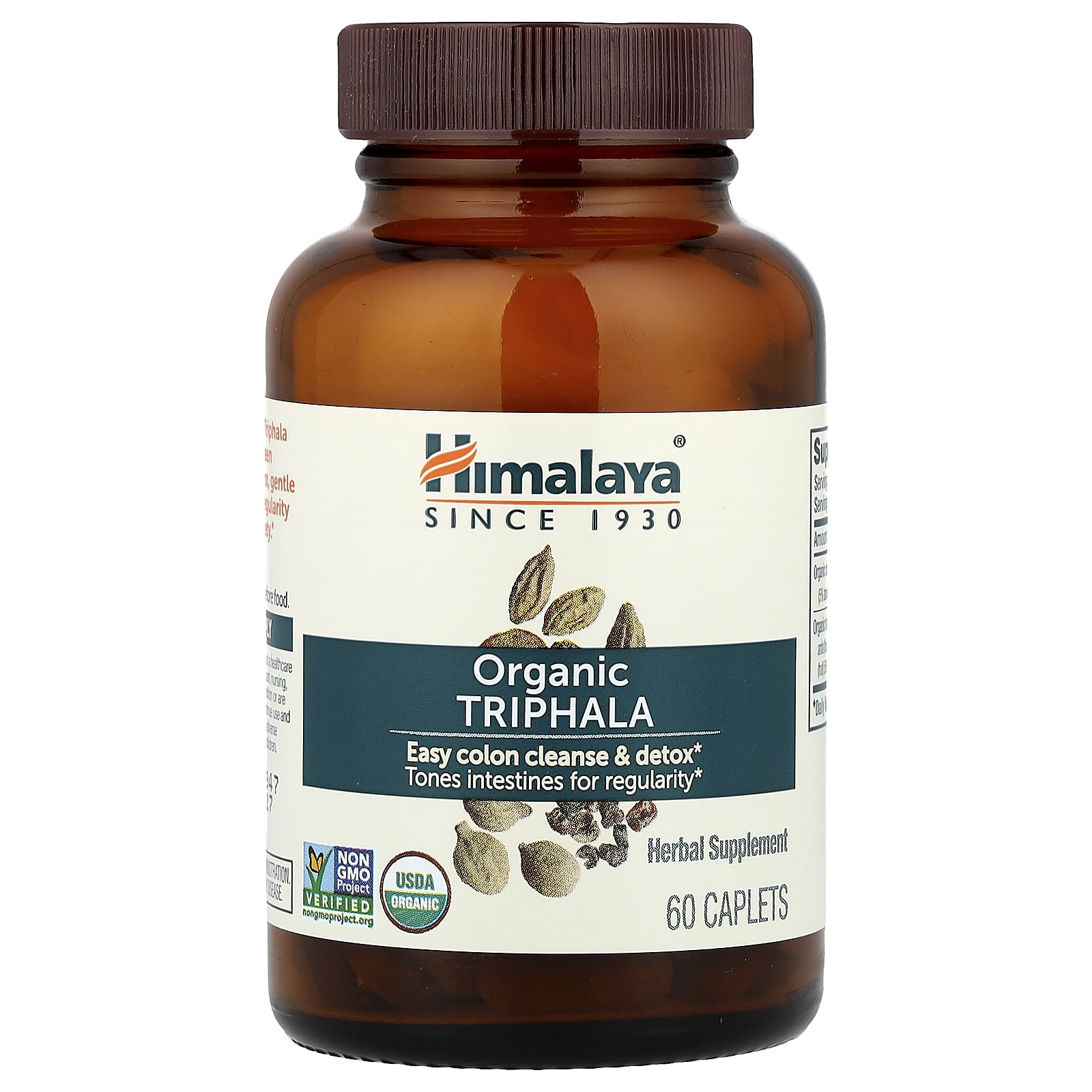 Трифала Himalaya Organic, оттенок 60 Caplets