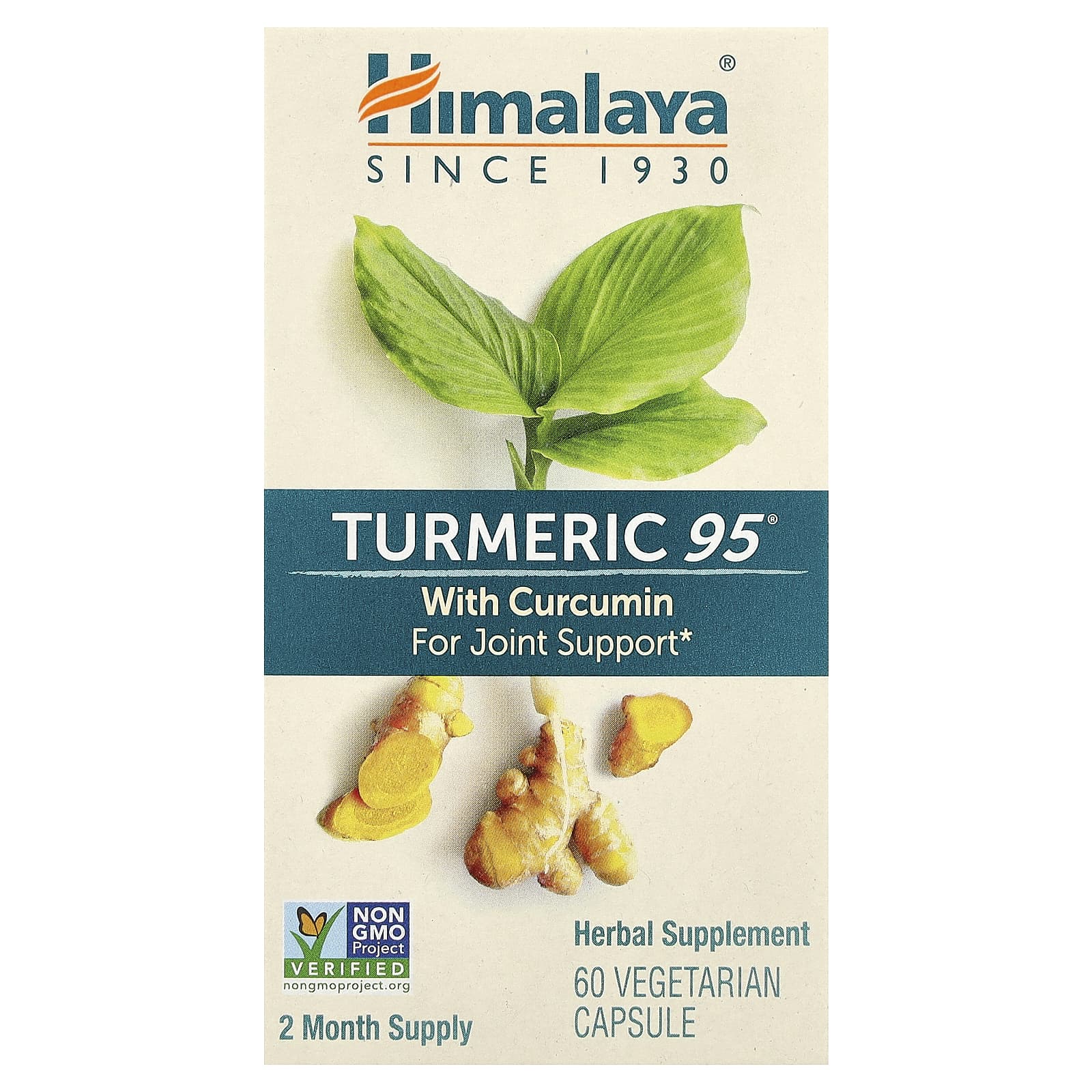 Куркумин Himalaya Turmeric 95®, 60 растительных капсул — фото 2
