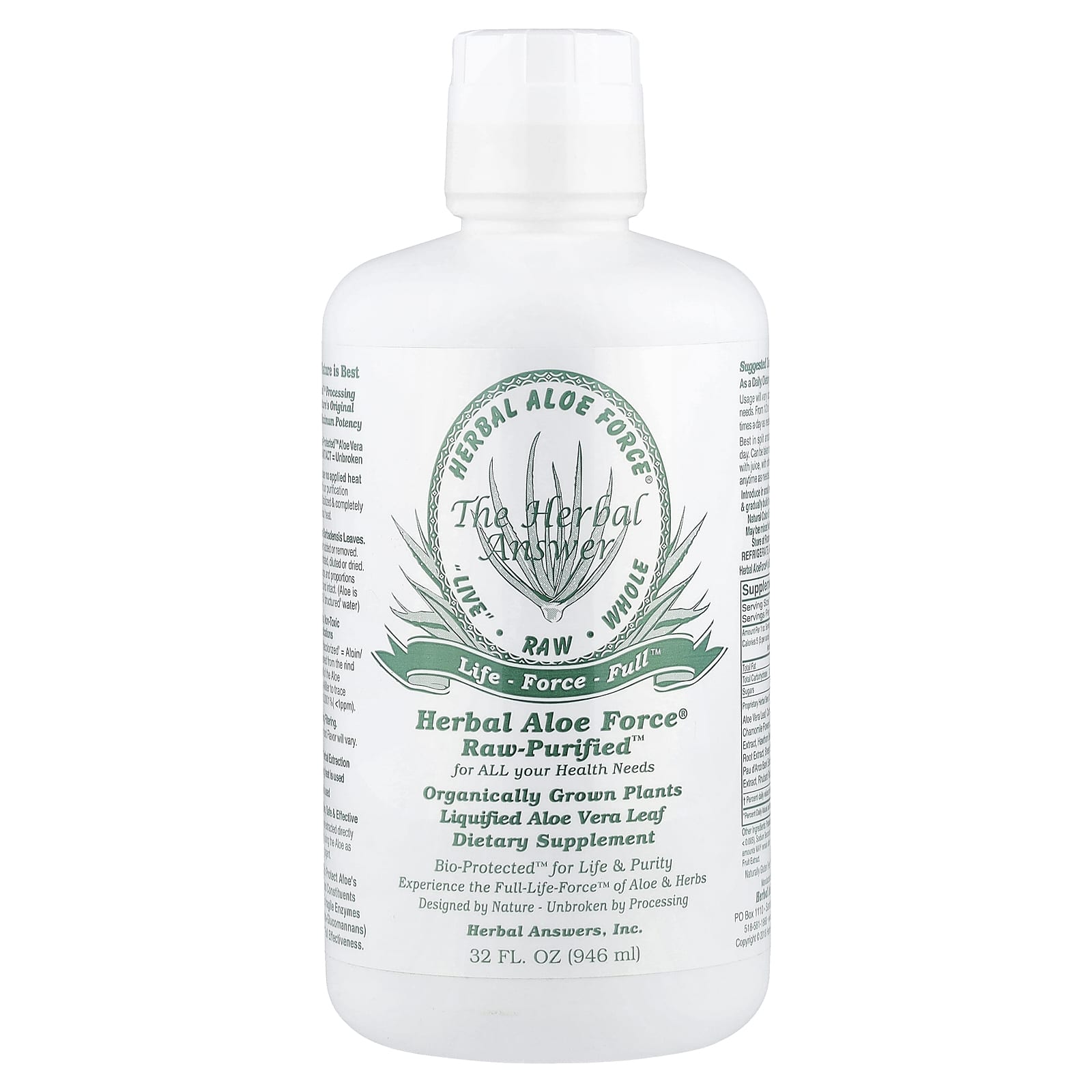 Алоэ вера Herbal Answers, 946 мл