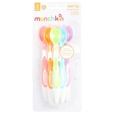 Фото товара: Детские ложки Munchkin Soft-Tip™ 3 Months, 6 шт.