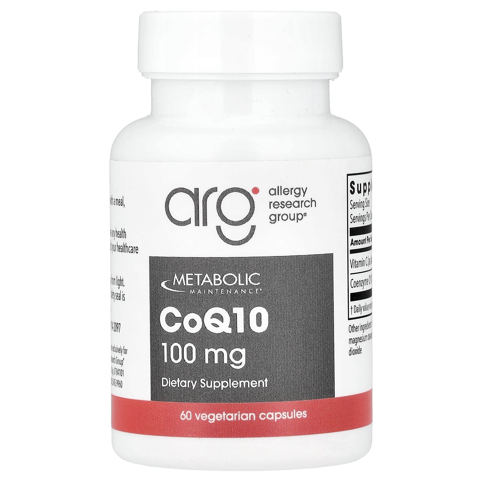 Коэнзим Q10 Metabolic Maintenance, 60 растительных капсул