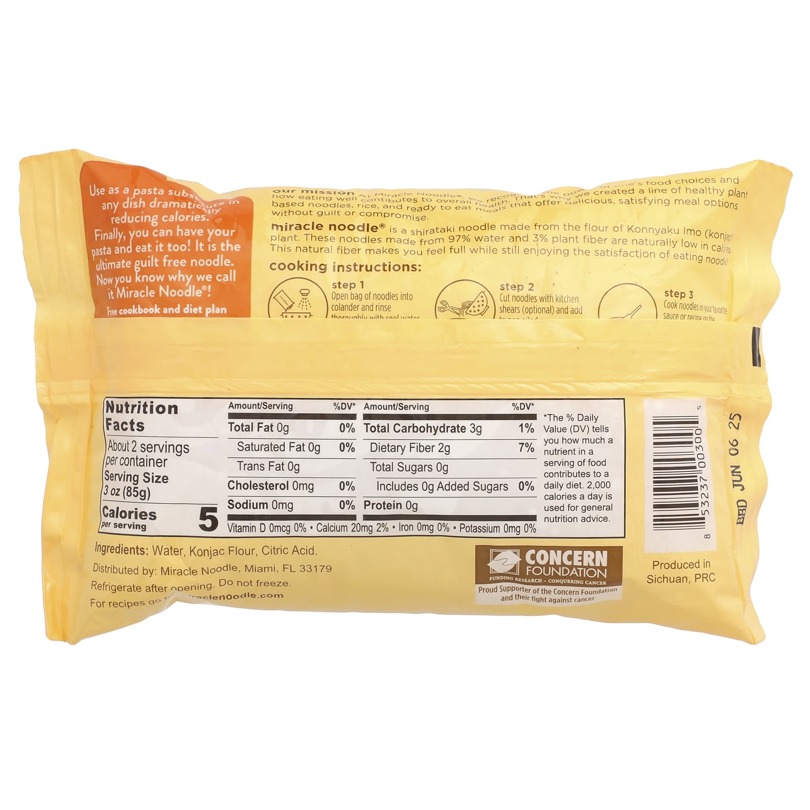 Лапша Angel Hair Miracle Noodle, 200 г — фото 2