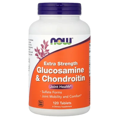 Фото товара: Хондроитин NOW Foods Glucosamine &, 120 таблеток