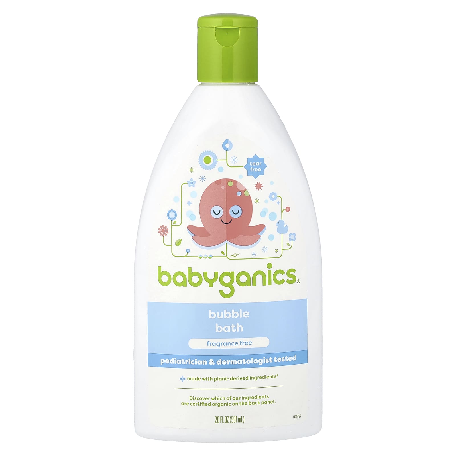 Средство для пены в ванной Babyganics, 591 мл