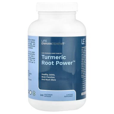 Куркума Life Enhancement Root Power™, 600 мг, 240 растительных капсул