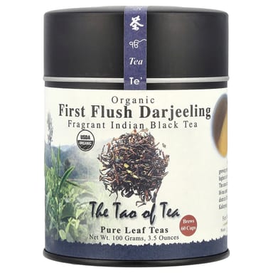 Чай The Tao of Tea Organic Fragrant Indian Black First Flush Darjeeling, 100 г