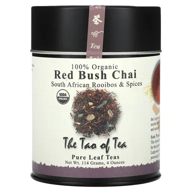 Фото товара: Специи The Tao of Tea 100% Organic South African Rooibos & Red Bush Chai, 114 г