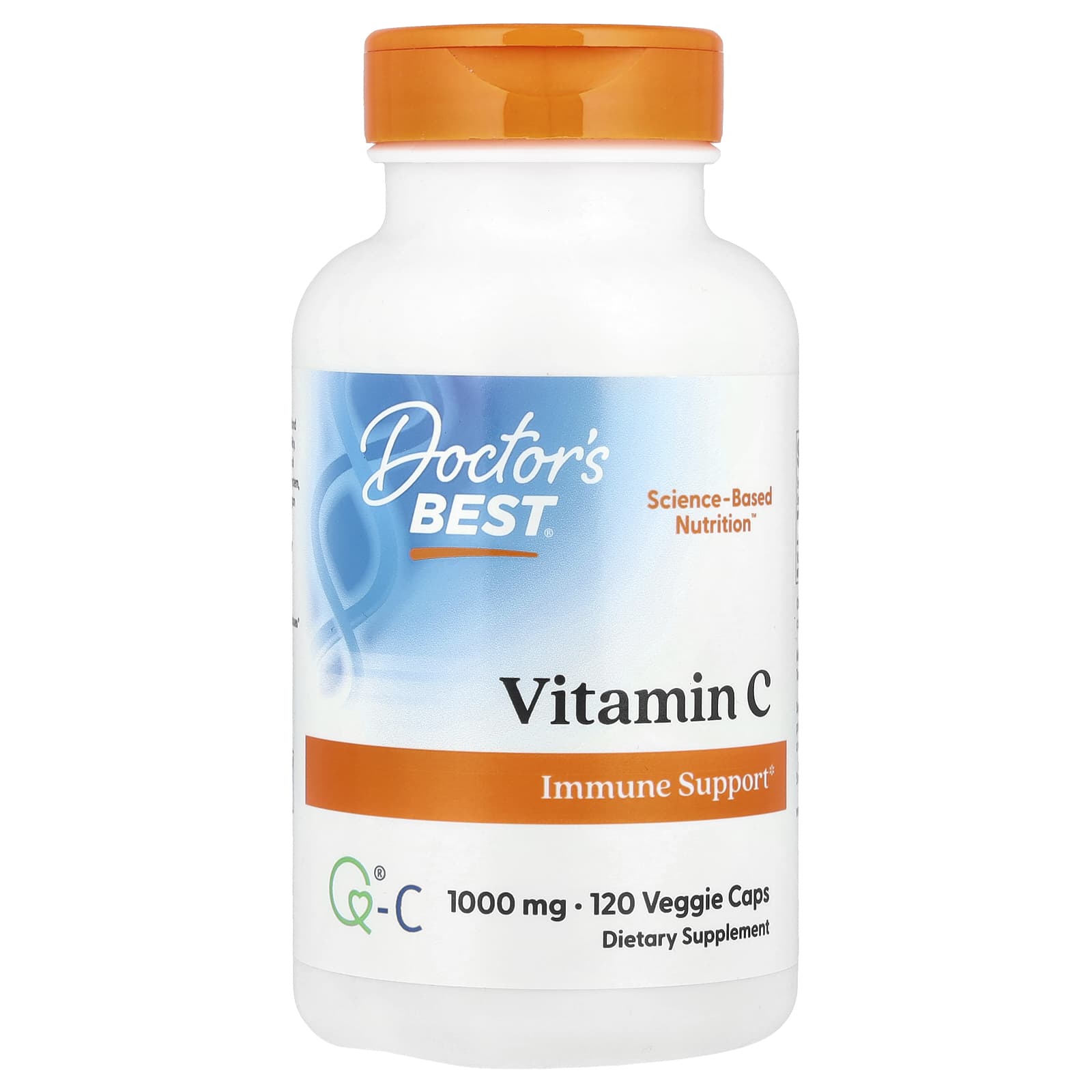 Витамин C Doctor's Best, 1000 мг, 120 растительных капсул