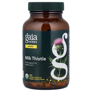 Расторопша Gaia Herbs, 120 растительных капсул