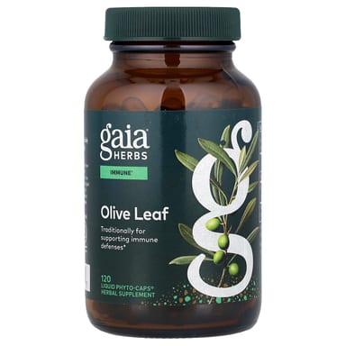 Экстракт листьев оливы Gaia Herbs, оттенок 120 Liquid Phyto-Caps®, жидкая форма