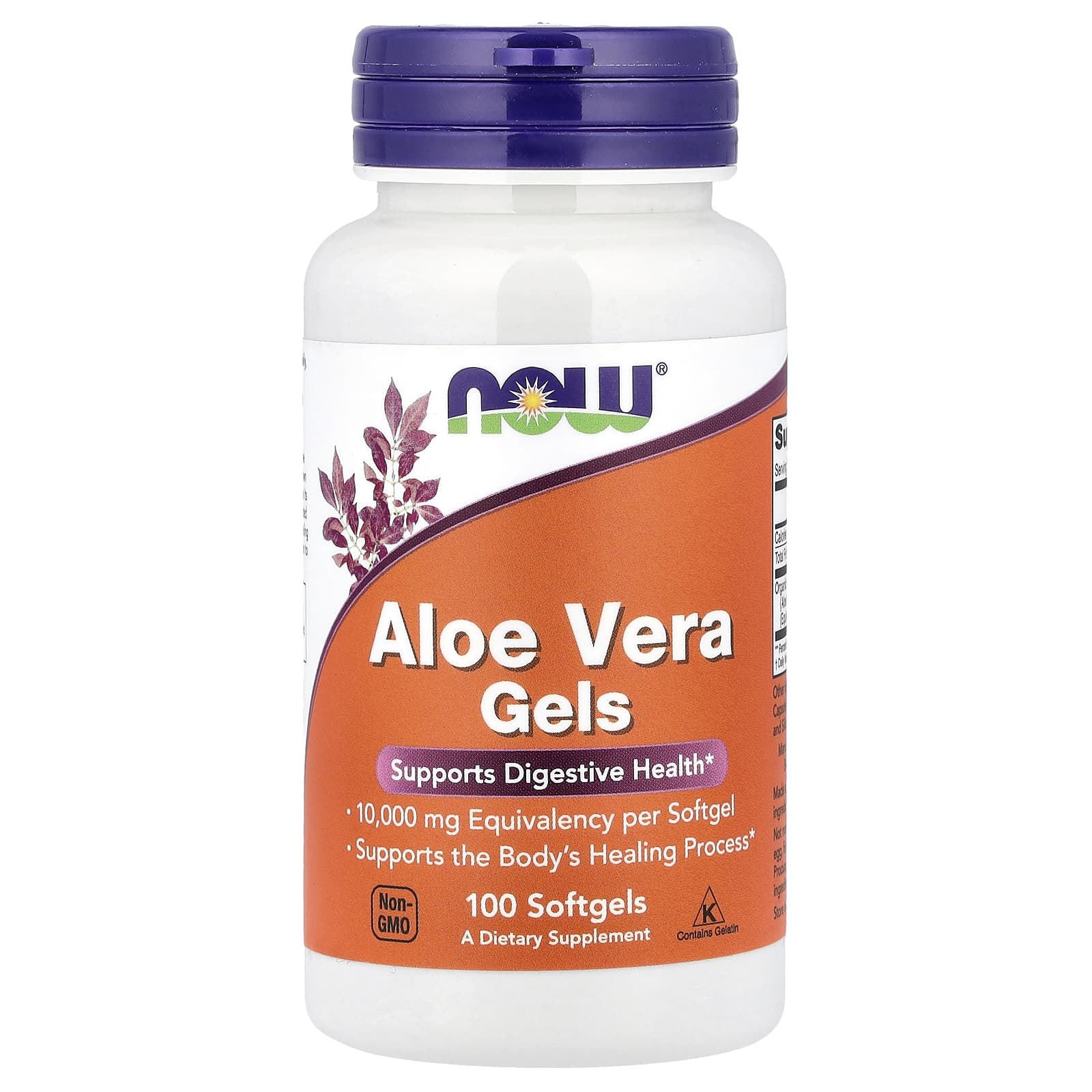 Алоэ вера NOW Foods, 50 мг, 100 мягких капсул