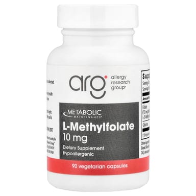 Метилфолат (5-MTHF) Metabolic Maintenance, 10 мг, 90 растительных капсул