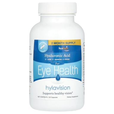 Гиалуроновая кислота Hyalogic Hylavision + Lutein + Zeaxathin + Vitamins, 120 капсул