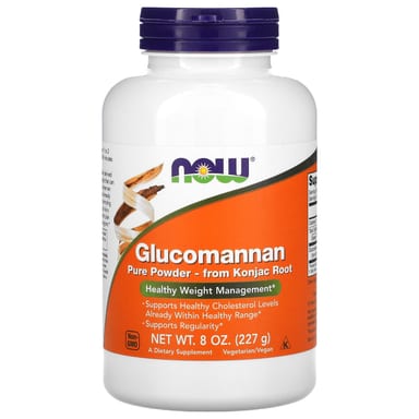 Порошок NOW Foods Glucomannan Pure, 227 г