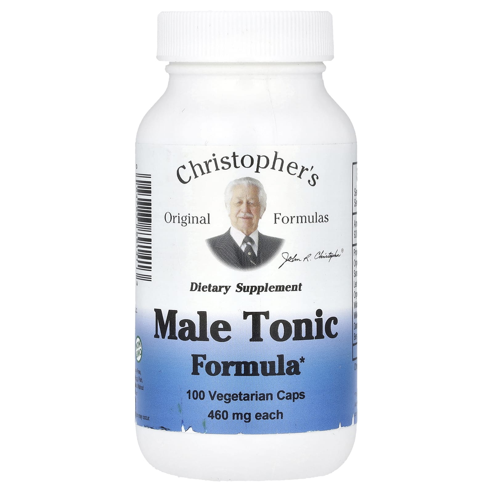 Комплекс Christopher's Original Formulas Male Tonic, оттенок 100 Vegetarian Caps