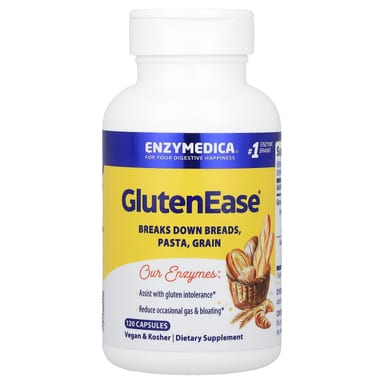 Ферментный комплекс GlutenEase Enzymedica®, 120 капсул