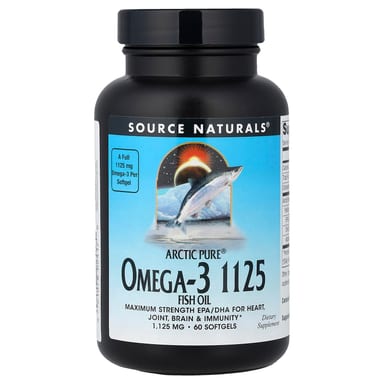 Рыбий жир Source Naturals Arctic Pure® Omega-, 1125 мг, 60 мягких капсул