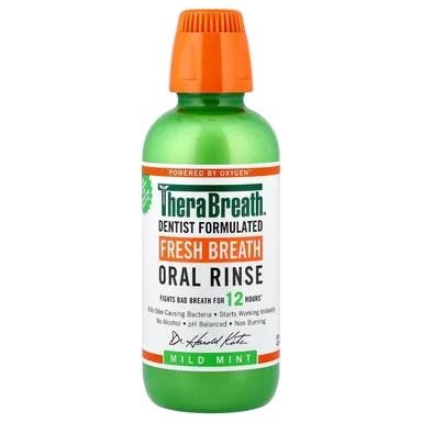 Фото товара: Полоскание для рта TheraBreath, 473 мл (16 fl oz), мягкая мята