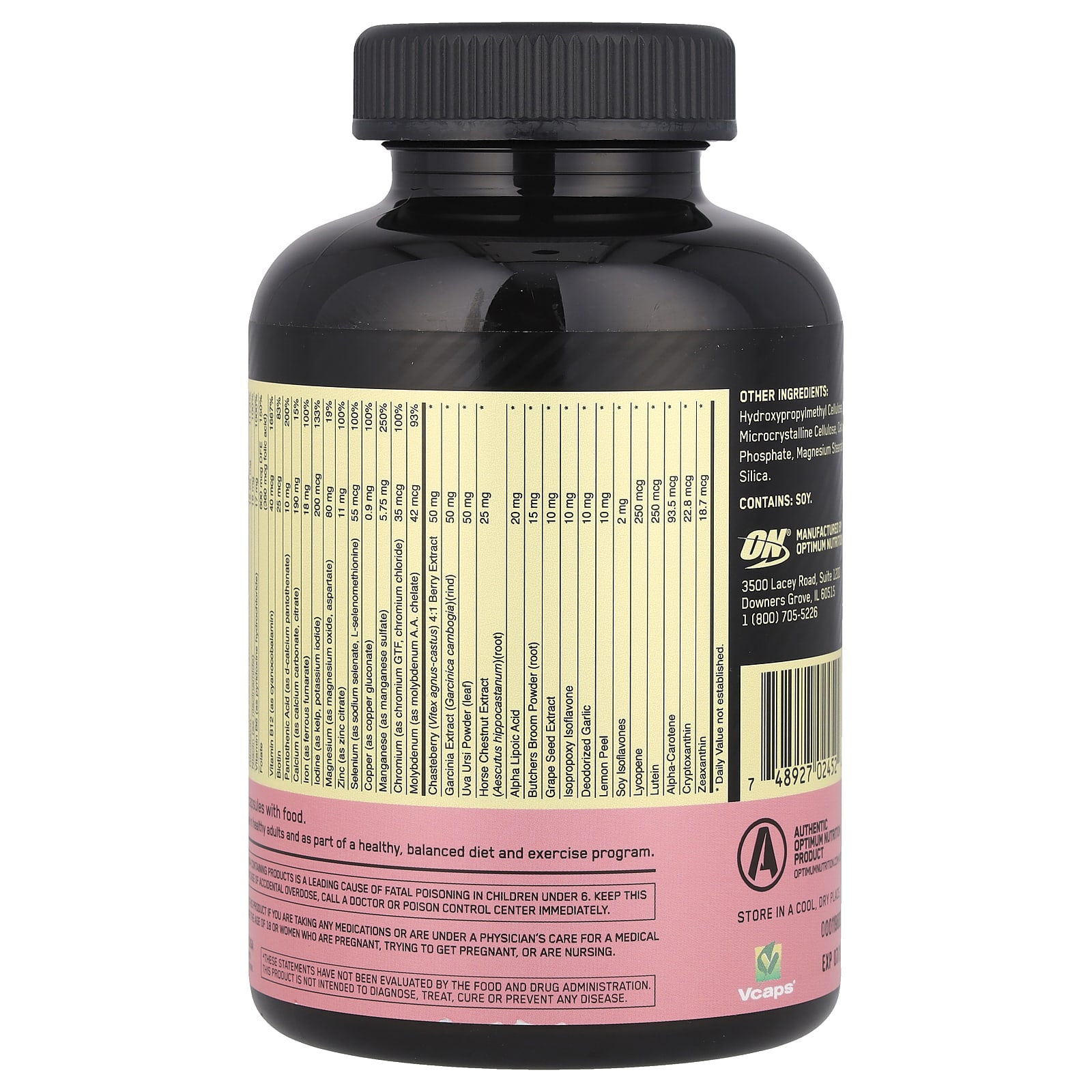 Мультивитамины Optimum Nutrition Opti-Women® for Active Women, 120 капсул — фото 3