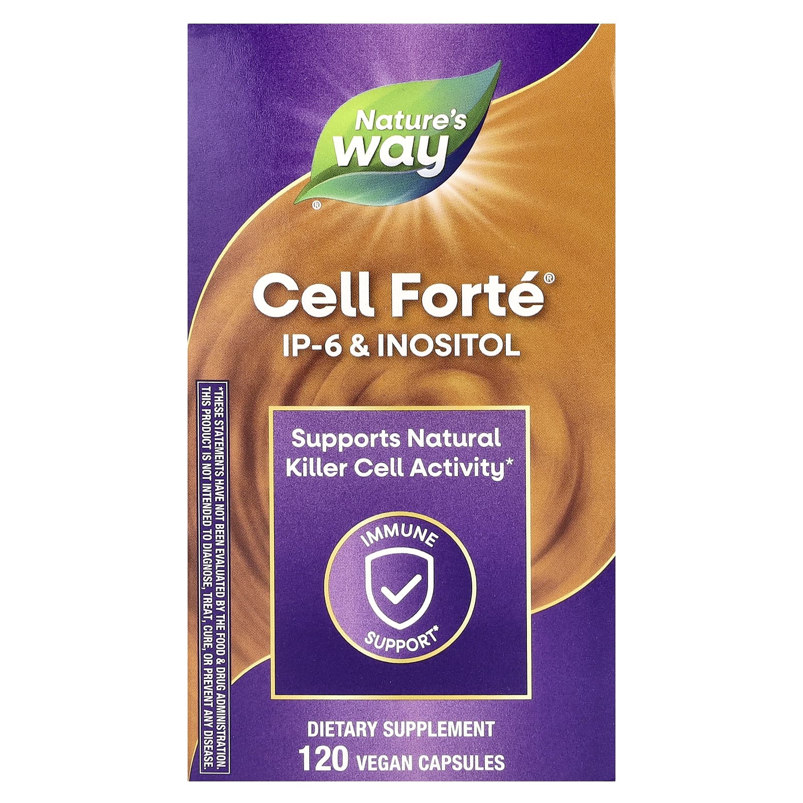 Инозитол Nature's Way Cell Forte IP-6 &, 120 растительных капсул — фото 2