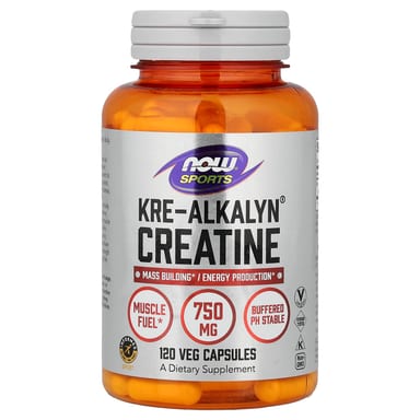 Креатин NOW Foods Sports Kre-Alkalyn®, 750 мг, 120 растительных капсул