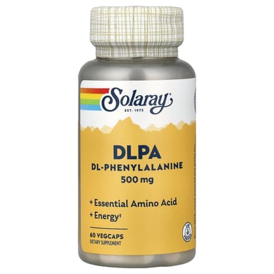 DLPA Solaray, 500 мг, 60 растительных капсул