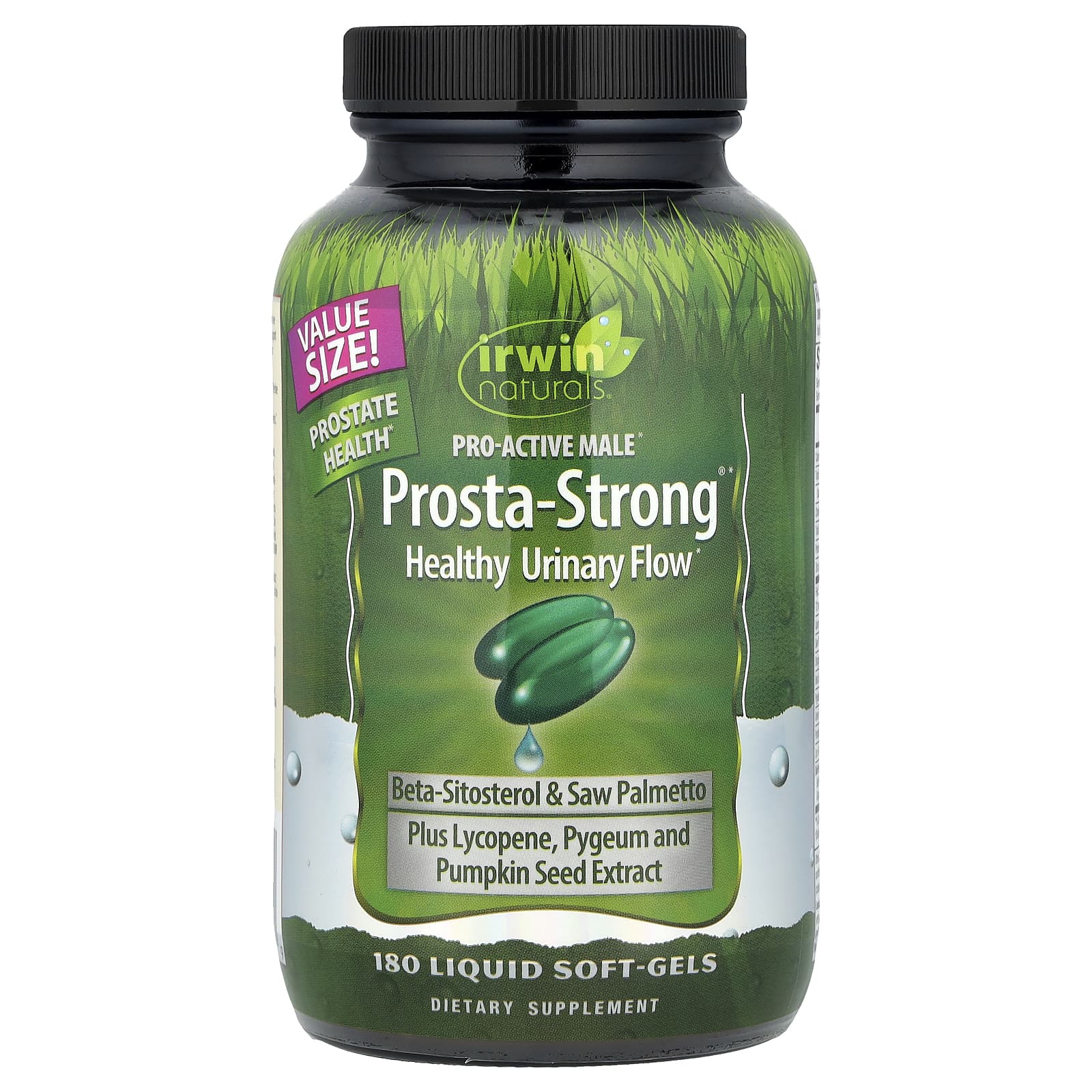 Комплекс для простаты Irwin Naturals Pro-Active Male Prosta-Strong® Healthy Urinary Flow, 180 мягких капсул