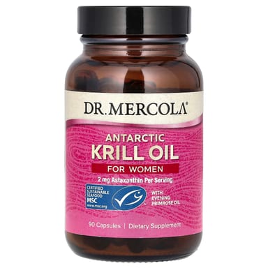 Масло криля Dr. Mercola Antarctic for Women, 90 капсул