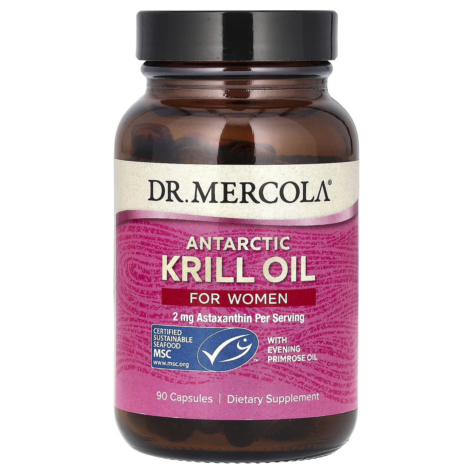 Масло криля Dr. Mercola Antarctic for Women, 90 капсул