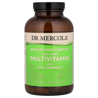 Фото товара: Мультивитамины Dr. Mercola Whole-Food Complex With Added Plus Vital Minerals, 240 таблеток